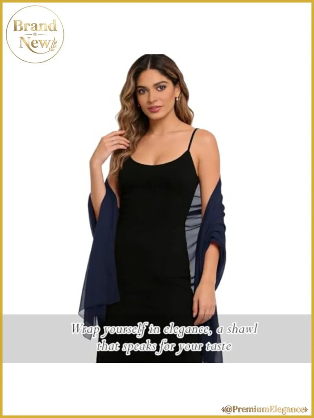 Chiffon Shawl Wrap Evening Dress Wedding Women 100% Polyester